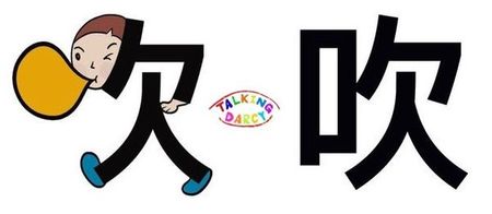 學中文象形字感(Chinese pictograph)吹